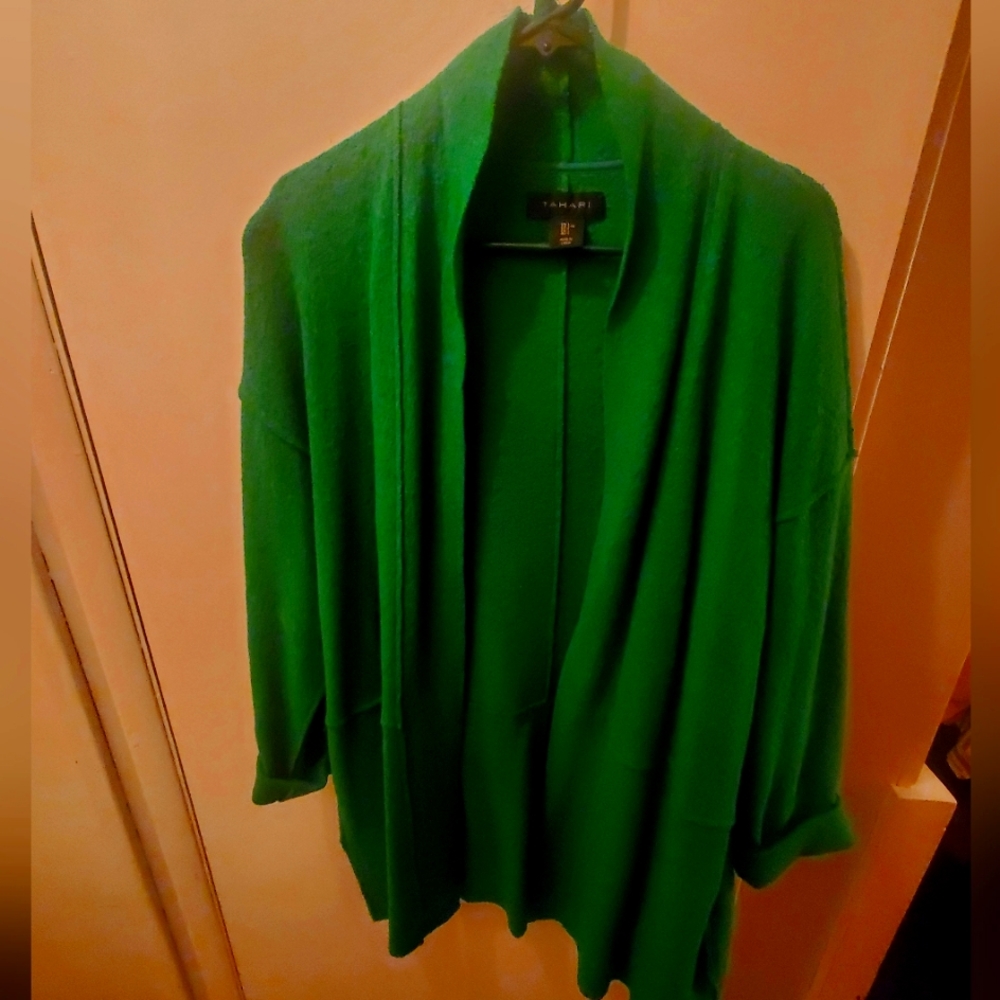 Womens Green Cardigan/Jacket